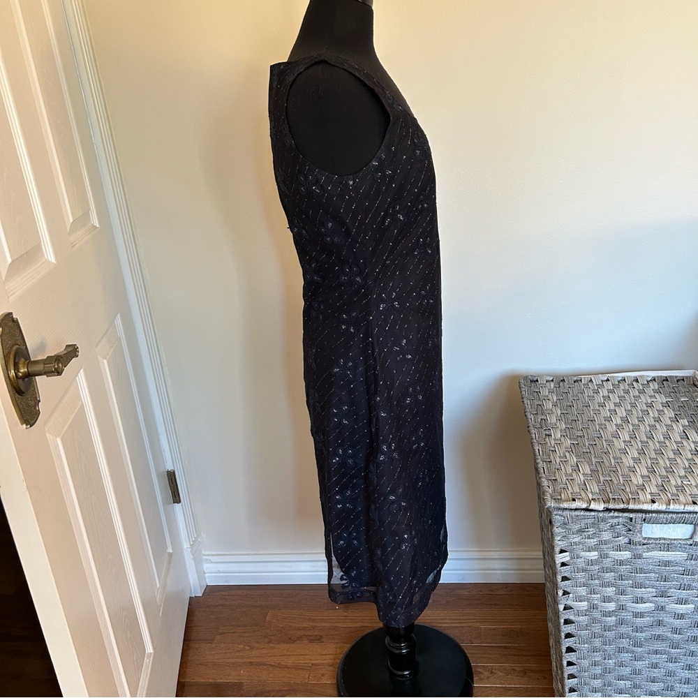 Jax fit and flare sleeveless black dress ,Size 8 - Picture 4 of 8
